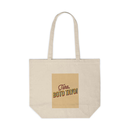 Canvas Shopping Tote