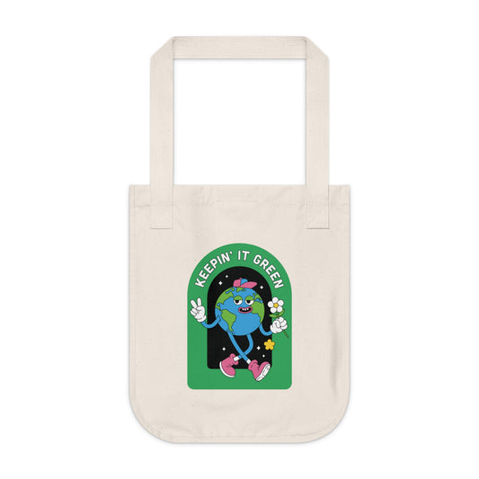 Organic Canvas Tote Bag