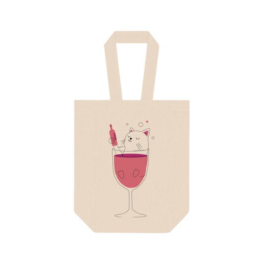 Double Wine Tote Bag